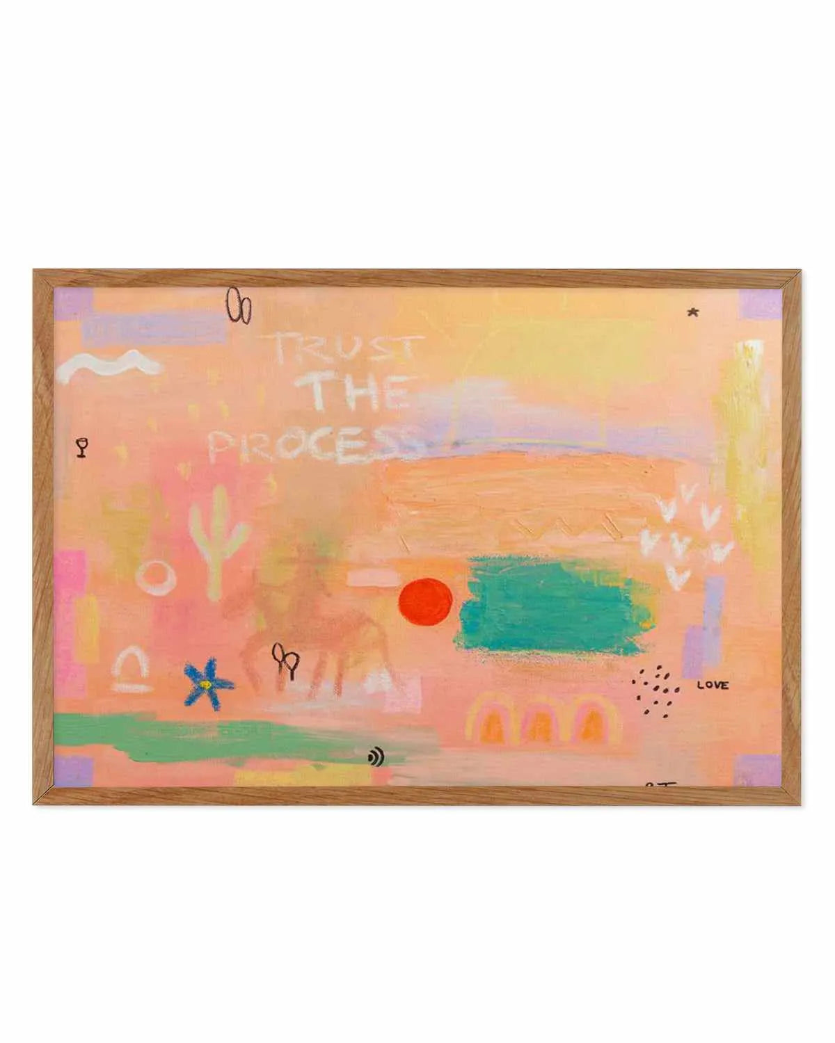 Fidati by Britney Turner Art Print from Olive et Oriel where you can shop wallpaper and artworks online