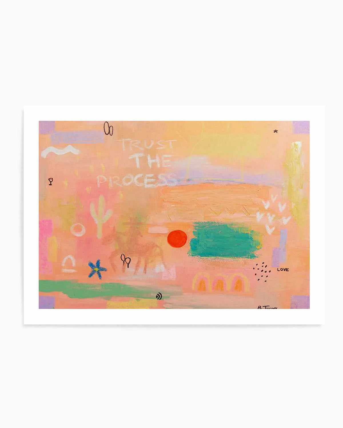 Fidati by Britney Turner Art Print from Olive et Oriel where you can shop wallpaper and artworks online