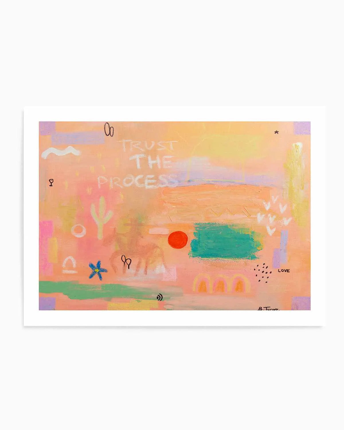 Fidati by Britney Turner Art Print from Olive et Oriel where you can shop wallpaper and artworks online