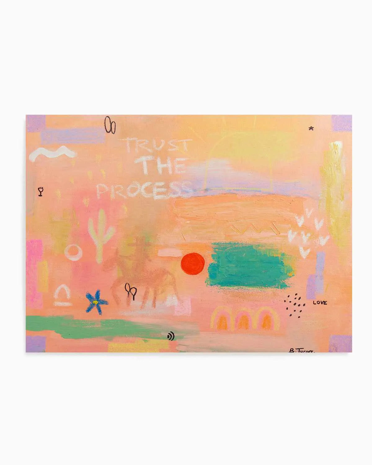 Fidati by Britney Turner Art Print from Olive et Oriel where you can shop wallpaper and artworks online