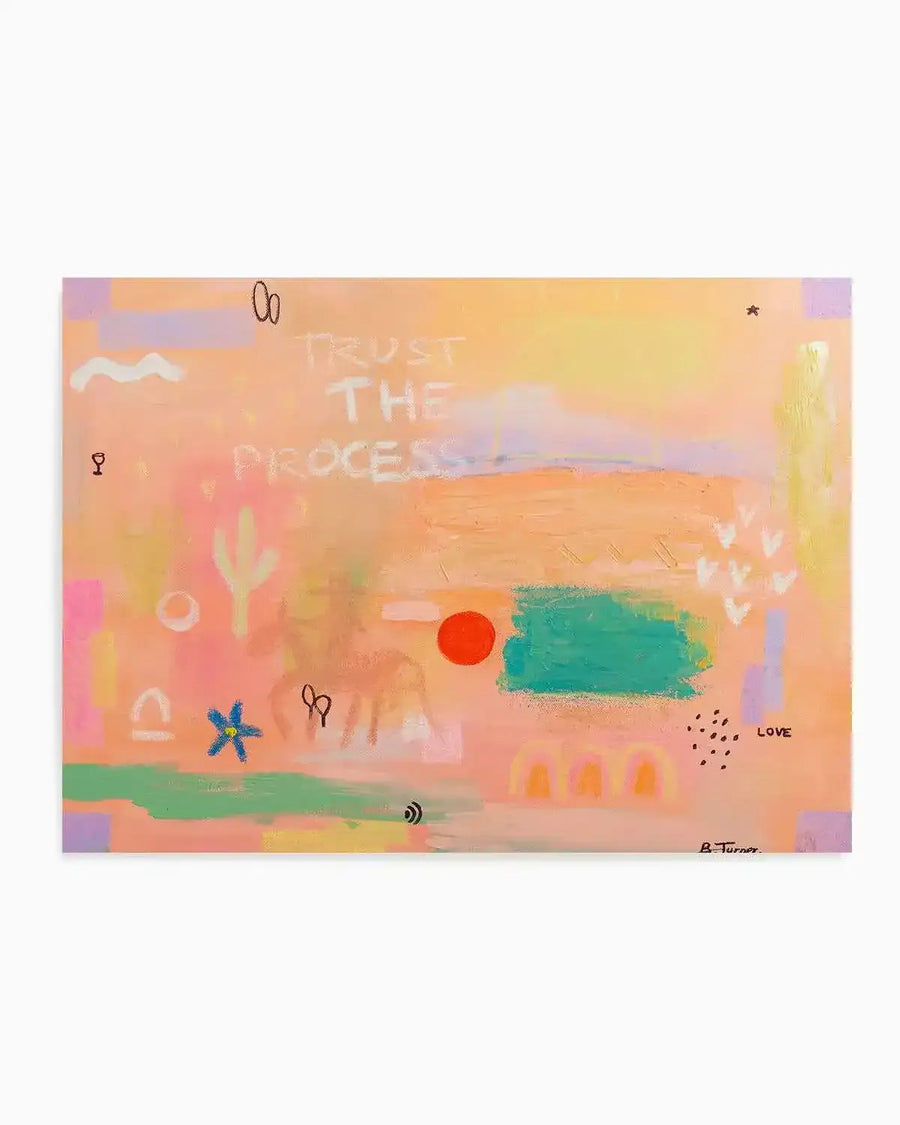 Fidati by Britney Turner Art Print from Olive et Oriel where you can shop wallpaper and artworks online