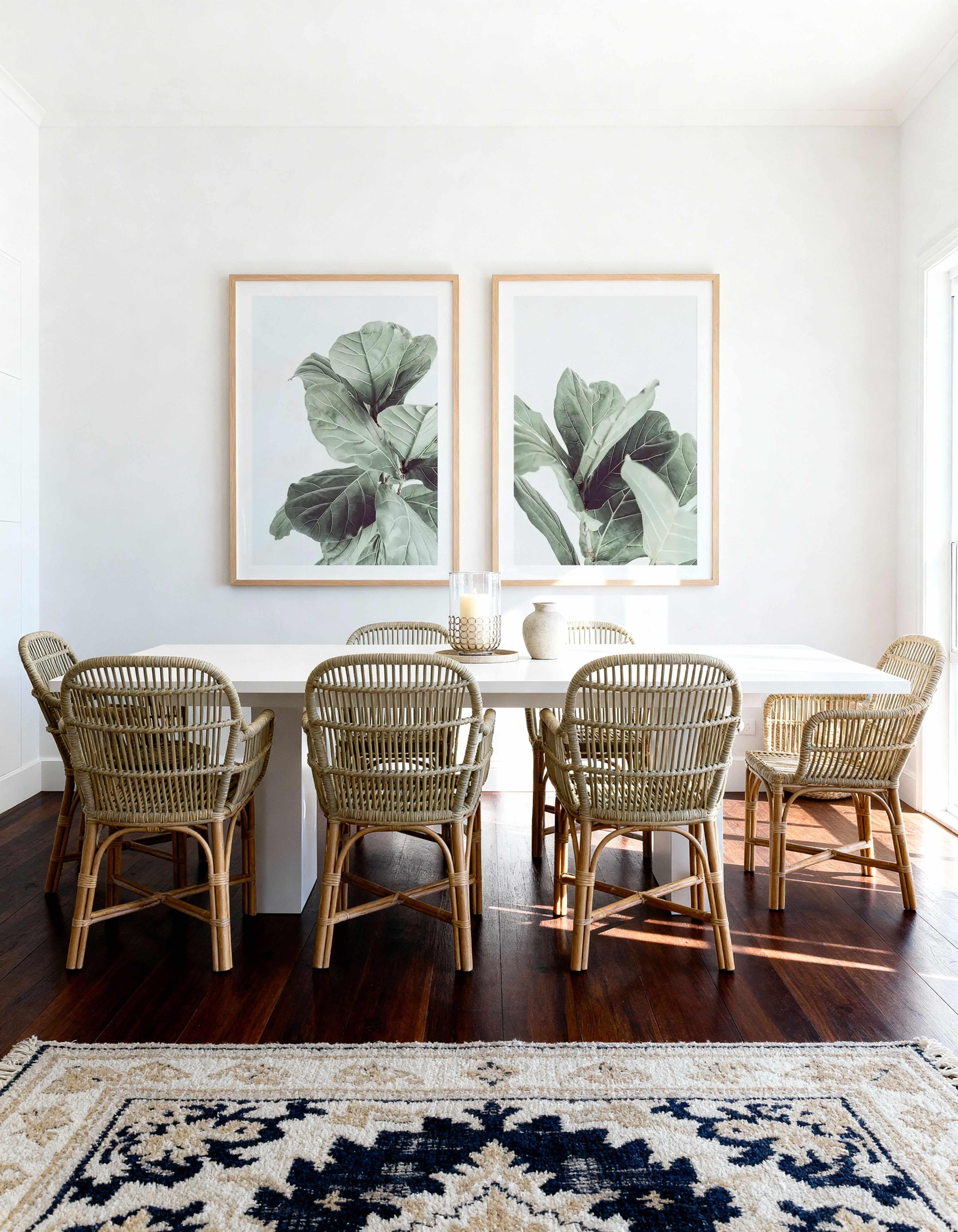 Fiddle Fig I & II Art Print Set of 2 | Matching Wall Art from Olive et Oriel where you can shop wallpaper and artworks online