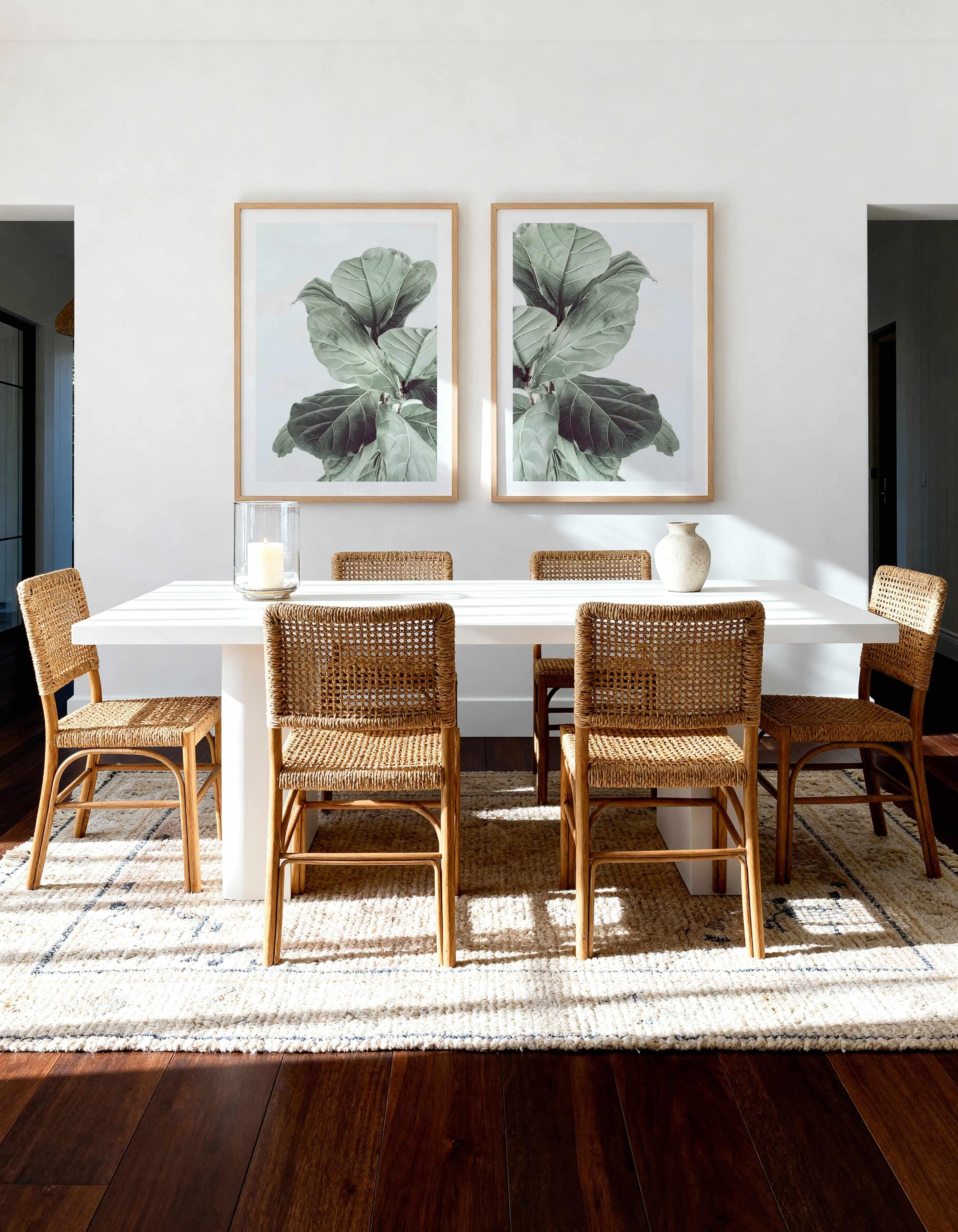 Fiddle Fig I & III Art Print Set of 2 | Matching Wall Art from Olive et Oriel where you can shop wallpaper and artworks online