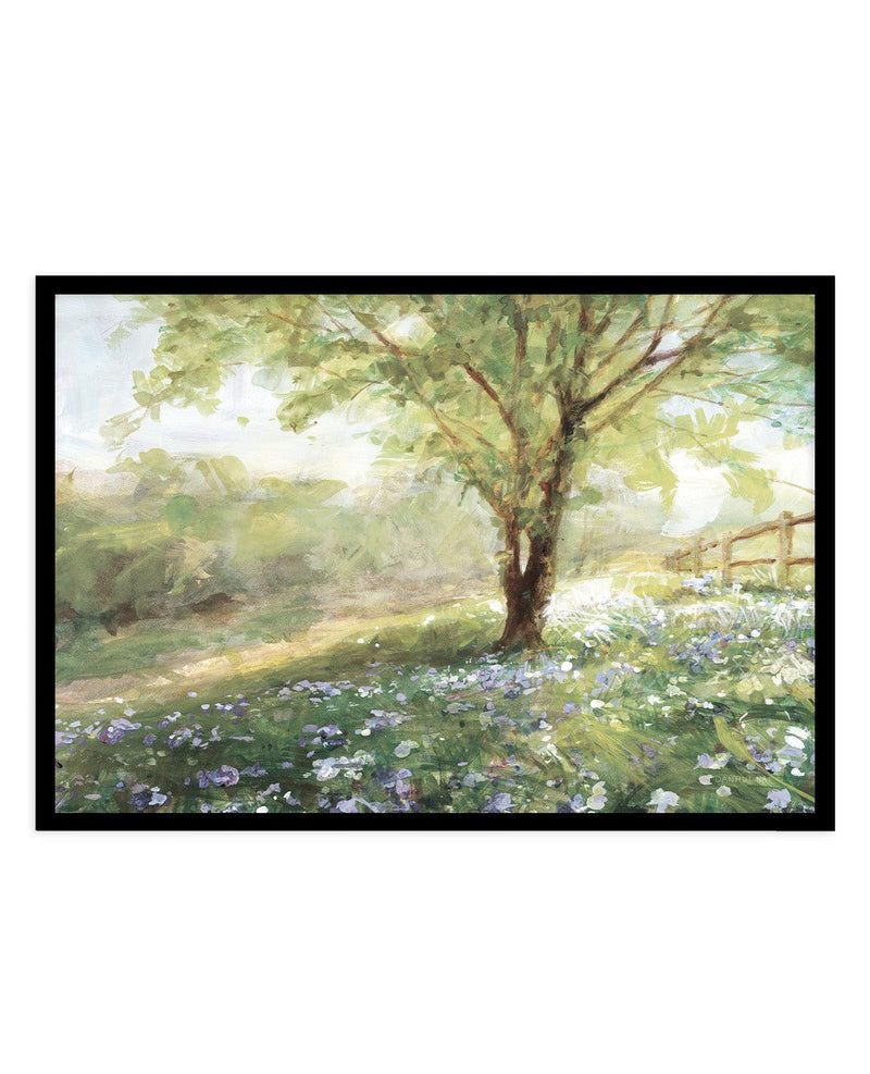 Field Of Bluebells Neutral | Art Print