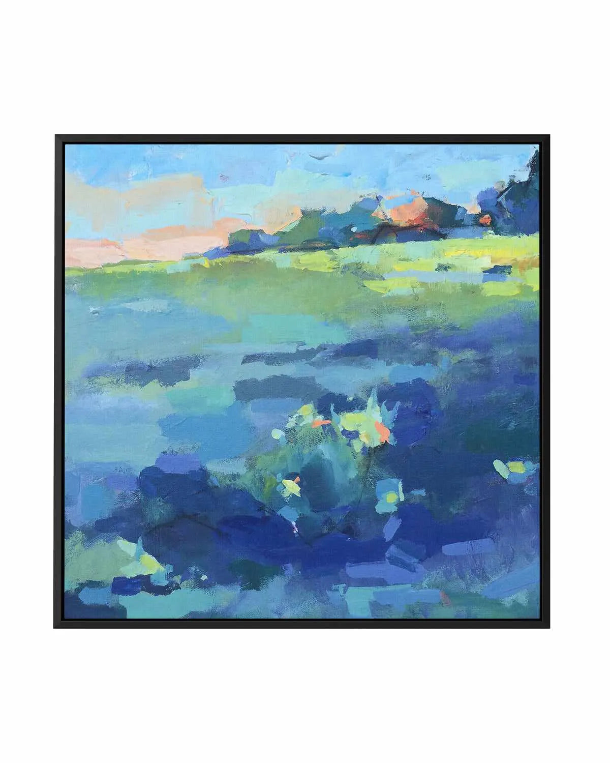 Field by Page Pearson Railsback | Framed Canvas Art Print from Olive et Oriel where you can shop wallpaper and artworks online