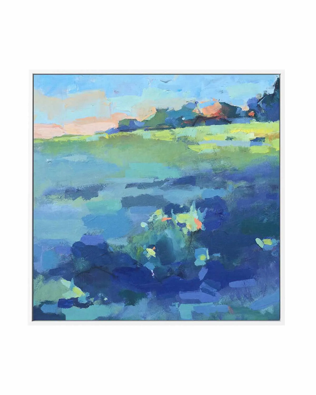 Field by Page Pearson Railsback | Framed Canvas Art Print from Olive et Oriel where you can shop wallpaper and artworks online