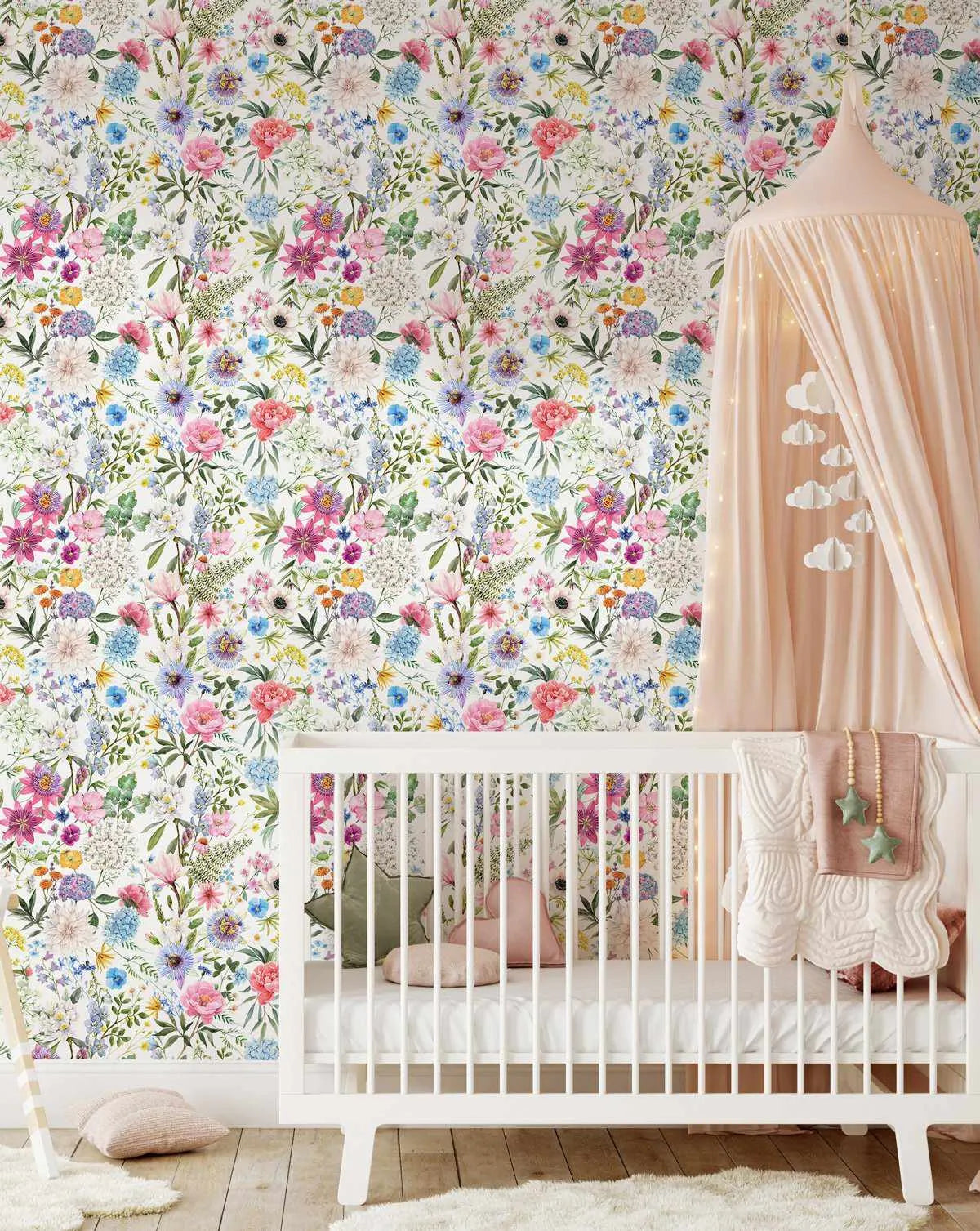 Field of Flowers Wallpaper-Wallpaper-Buy Kids Removable Wallpaper Online Our Custom Made Children√¢‚Ç¨‚Ñ¢s Wallpapers Are A Fun Way To Decorate And Enhance Boys Bedroom Decor And Girls Bedrooms They Are An Amazing Addition To Your Kids Bedroom Walls Our Collection of Kids Wallpaper Is Sure To Transform Your Kids Rooms Interior Style From Pink Wallpaper To Dinosaur Wallpaper Even Marble Wallpapers For Teen Boys Shop Peel And Stick Wallpaper Online Today With Olive et Oriel