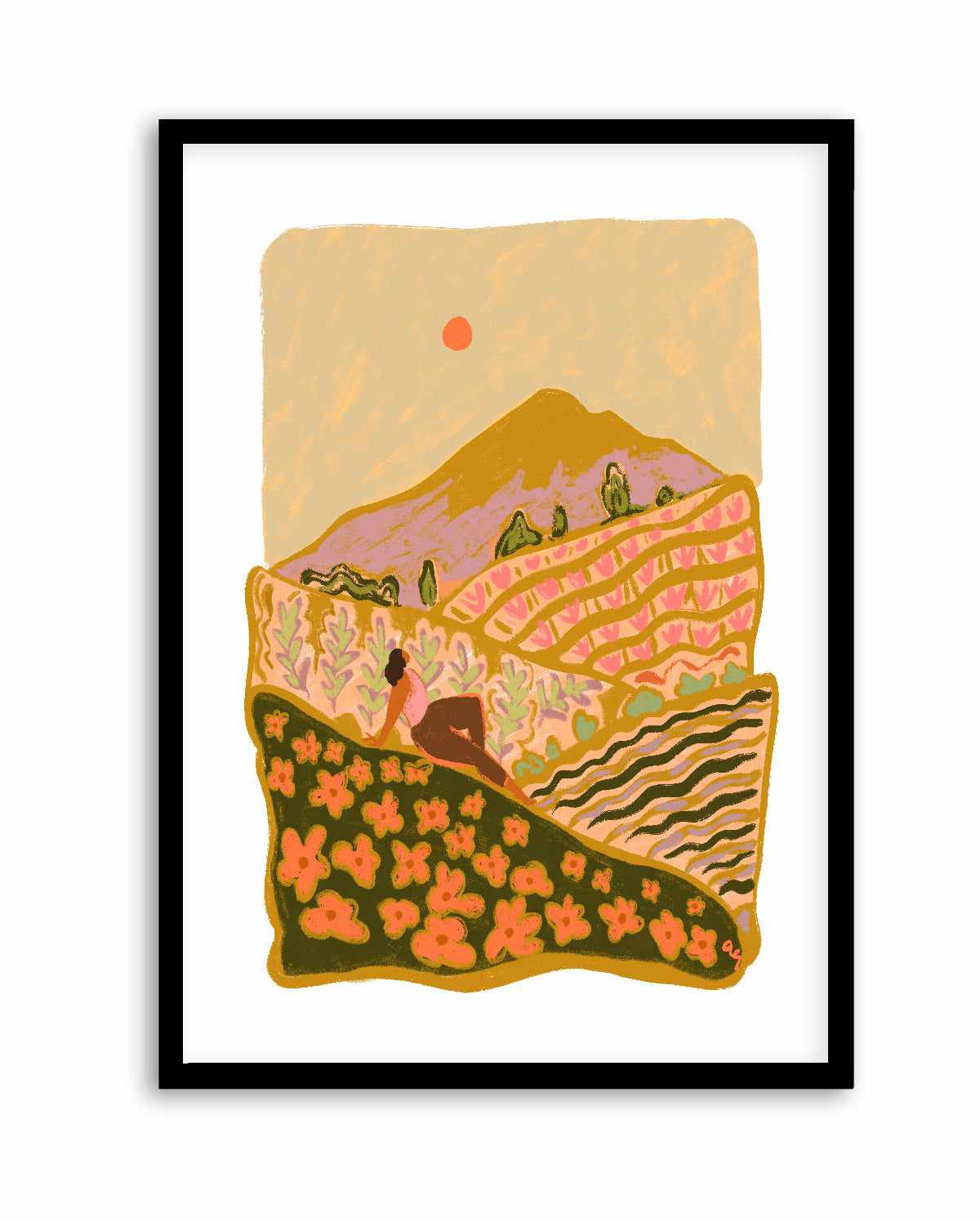 Field of Flowers by Arty Guava | Art Print from Olive et Oriel where you can shop wallpaper and artworks online