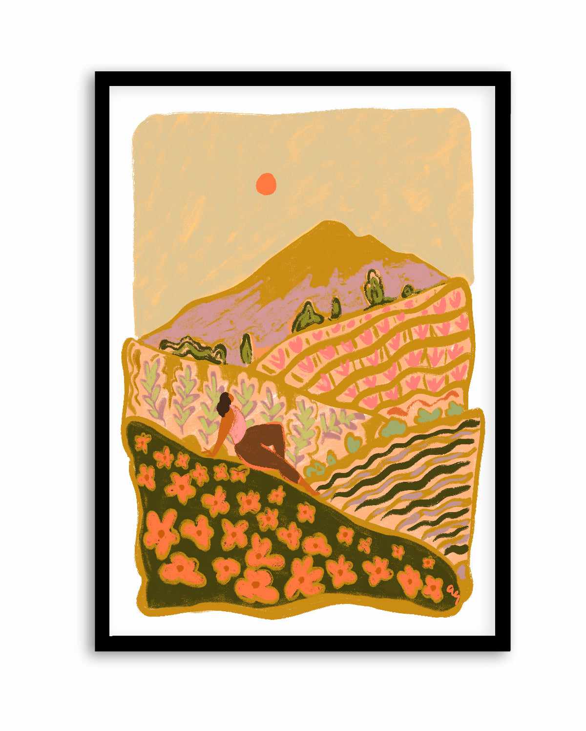 Field of Flowers by Arty Guava | Art Print from Olive et Oriel where you can shop wallpaper and artworks online