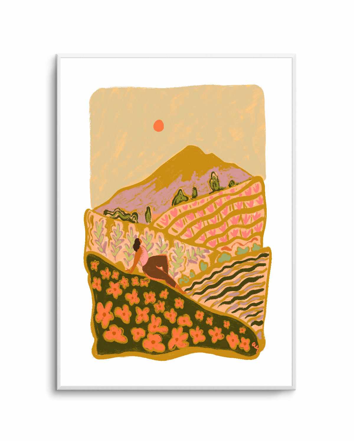 Field of Flowers by Arty Guava | Art Print from Olive et Oriel where you can shop wallpaper and artworks online
