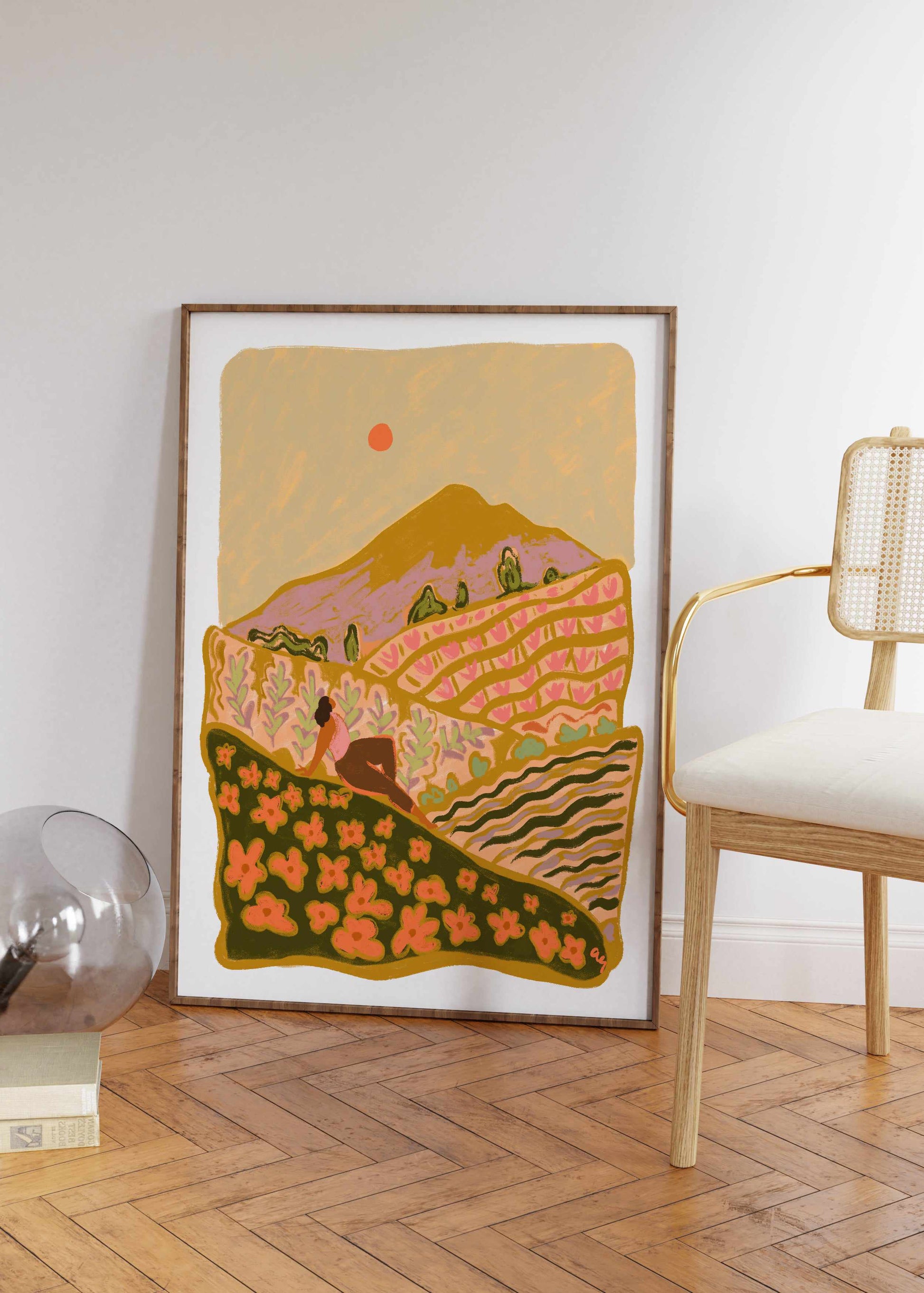 Field of Flowers by Arty Guava | Art Print from Olive et Oriel where you can shop wallpaper and artworks online