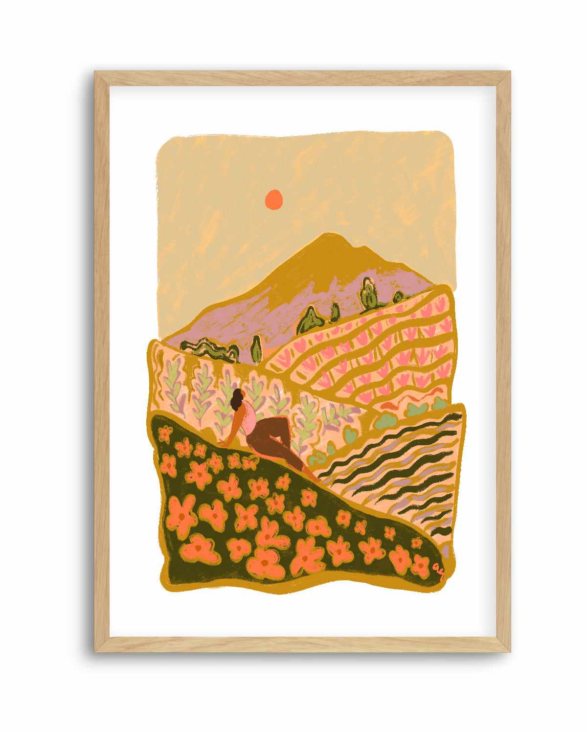 Field of Flowers by Arty Guava | Art Print from Olive et Oriel where you can shop wallpaper and artworks online