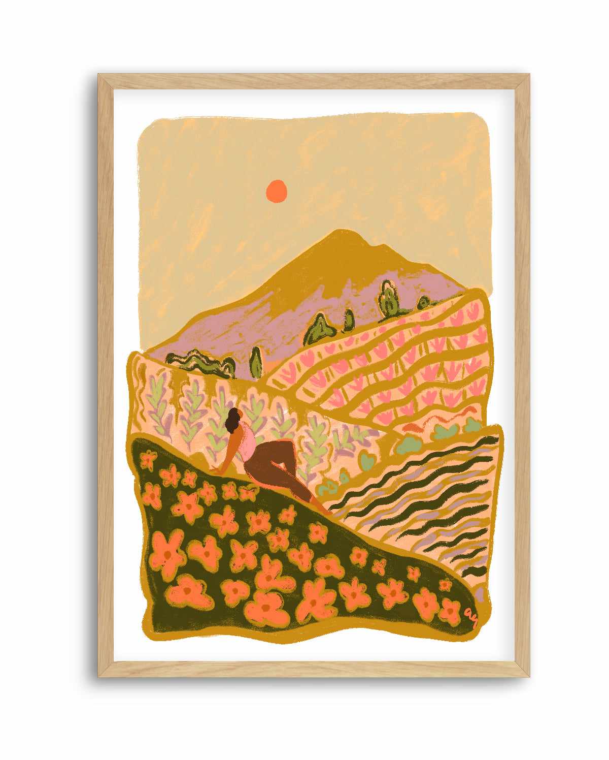 Field of Flowers by Arty Guava | Art Print from Olive et Oriel where you can shop wallpaper and artworks online