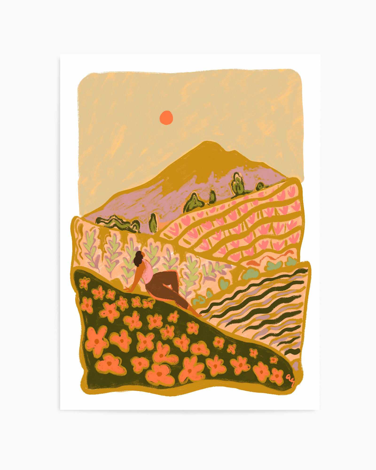 Field of Flowers by Arty Guava | Art Print from Olive et Oriel where you can shop wallpaper and artworks online