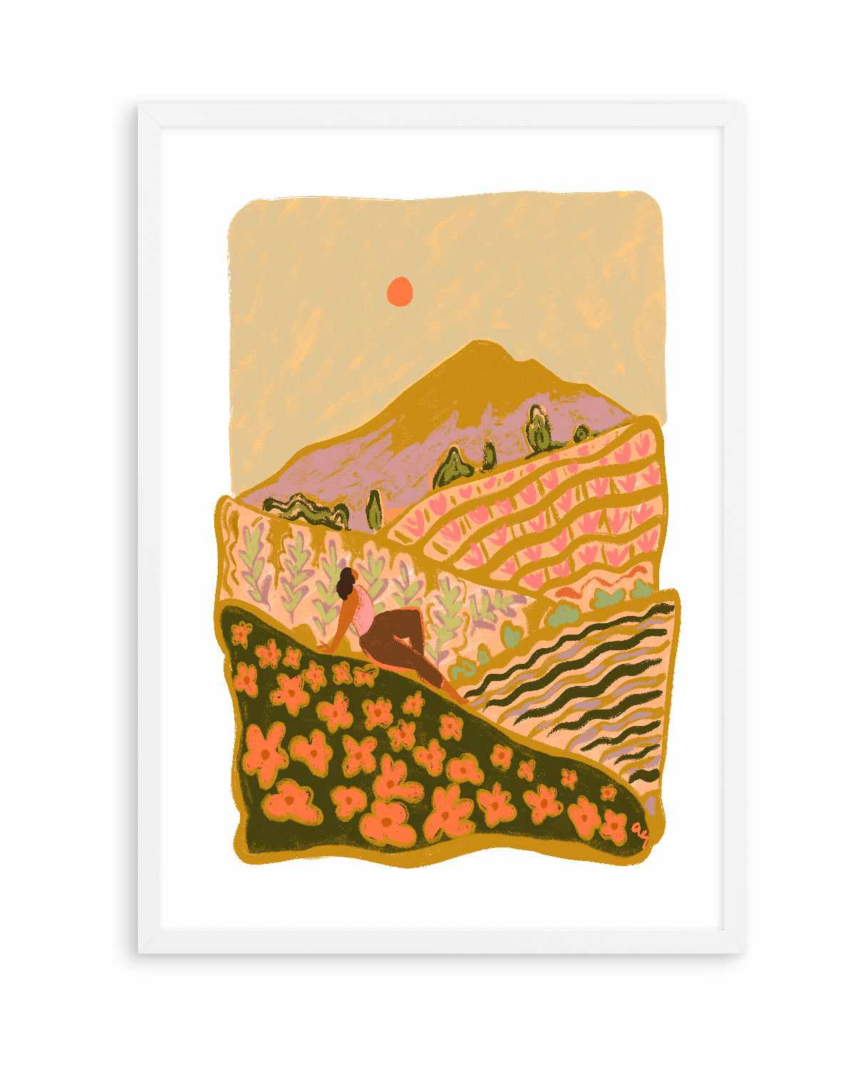 Field of Flowers by Arty Guava | Art Print from Olive et Oriel where you can shop wallpaper and artworks online