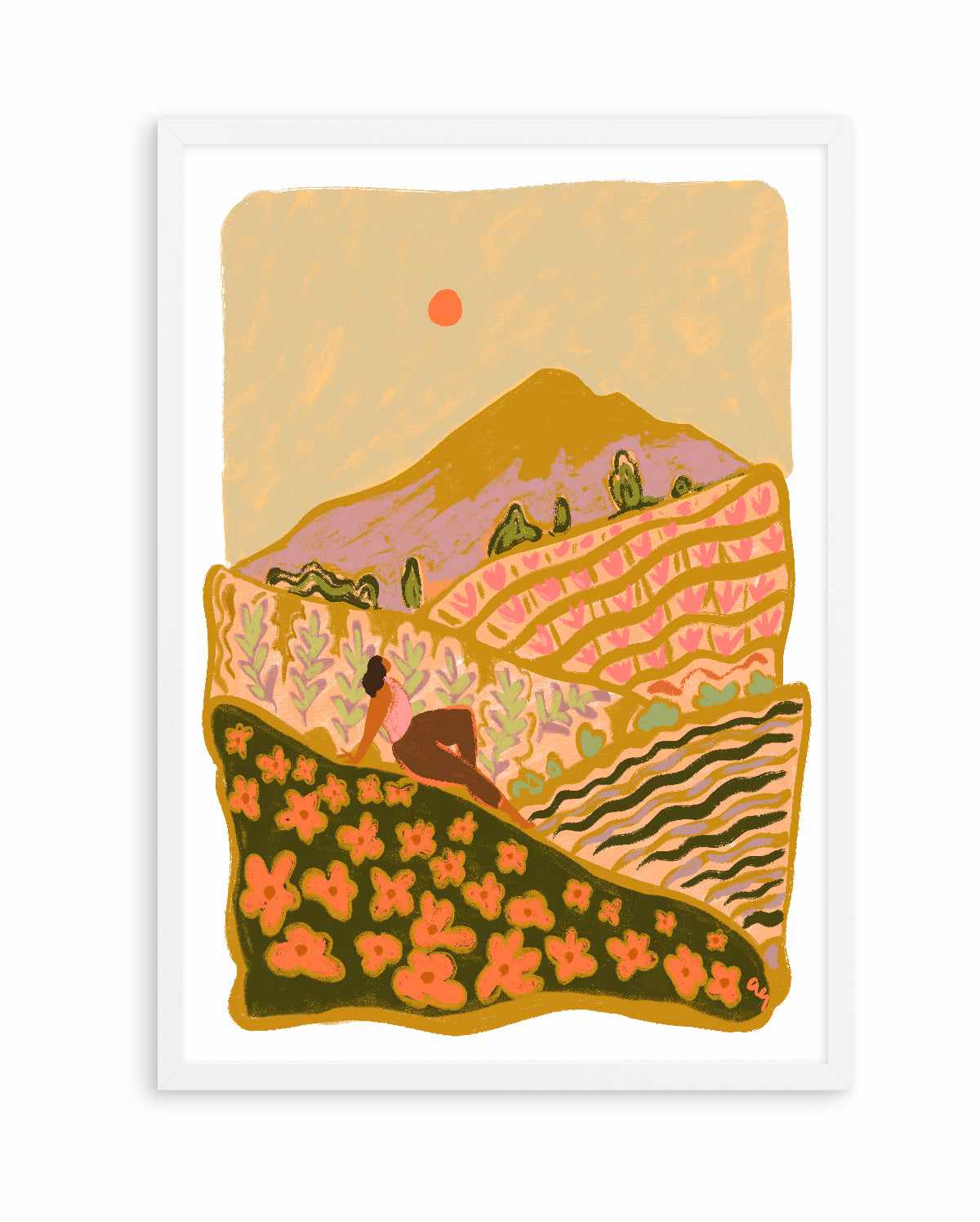 Field of Flowers by Arty Guava | Art Print from Olive et Oriel where you can shop wallpaper and artworks online