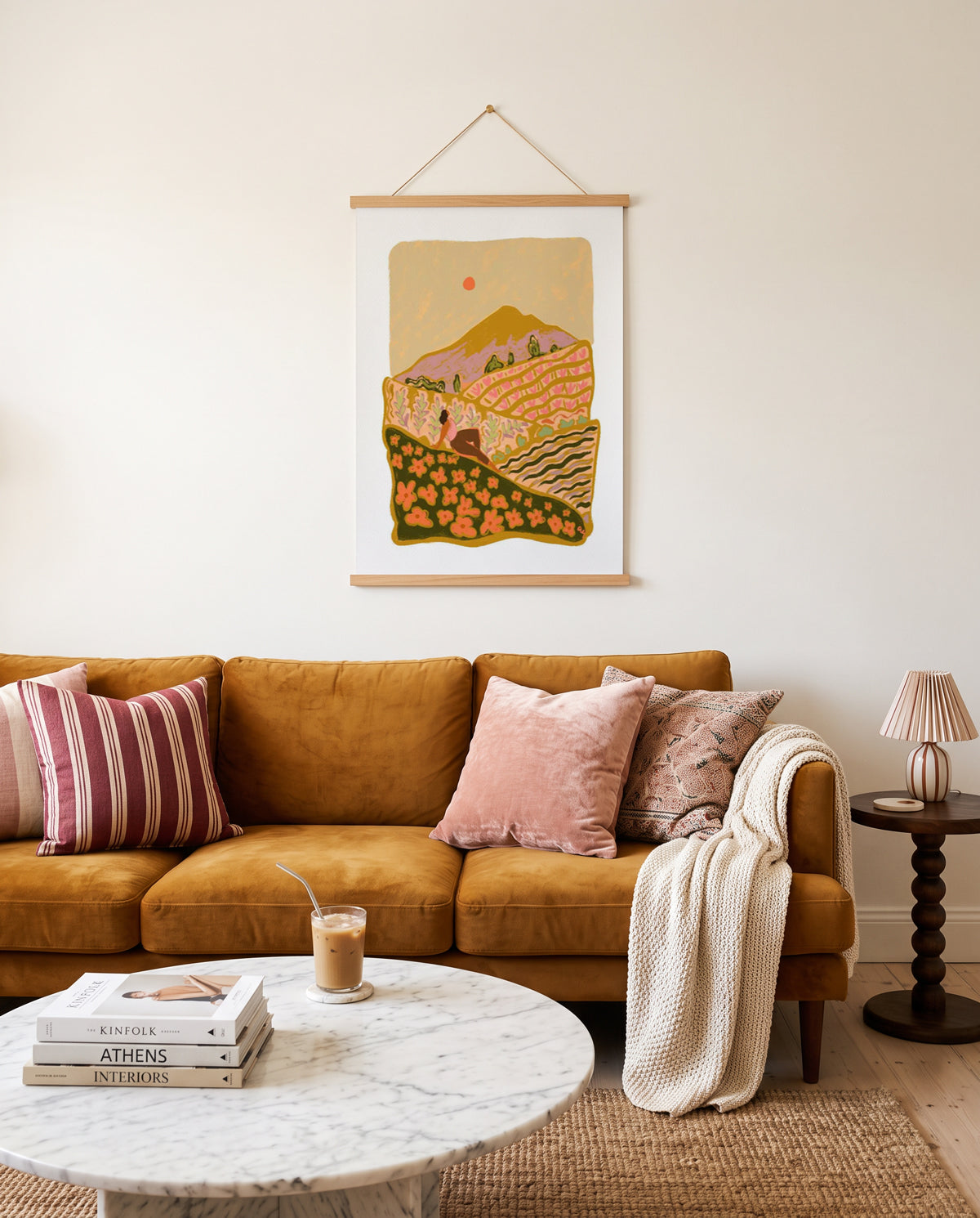 Oak Poster Hanger (2 Sizes Available) Art Print