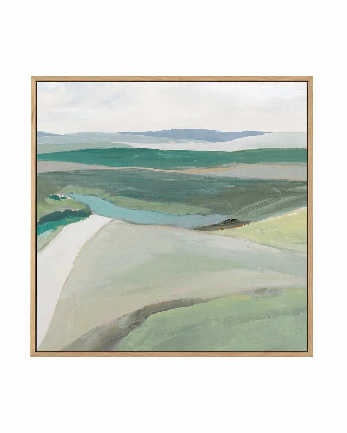 Fields of Green II | Framed Canvas Art Print from Olive et Oriel where you can shop wallpaper and artworks online