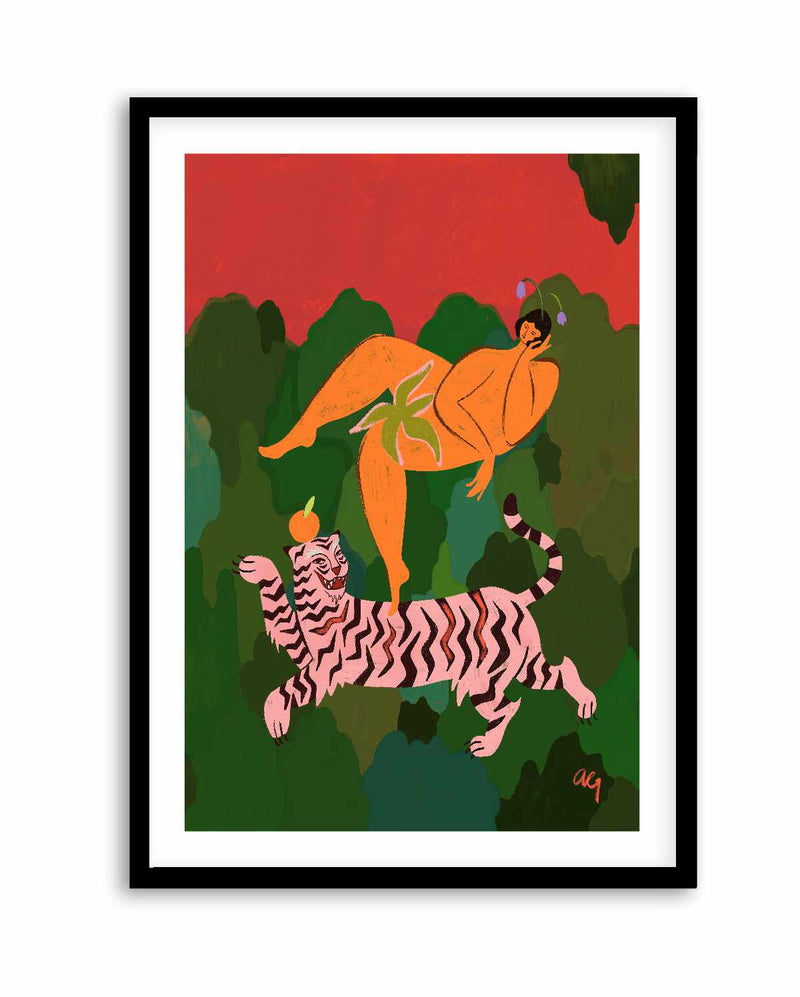 Fierce as a Tiger by Arty Guava | Art Print