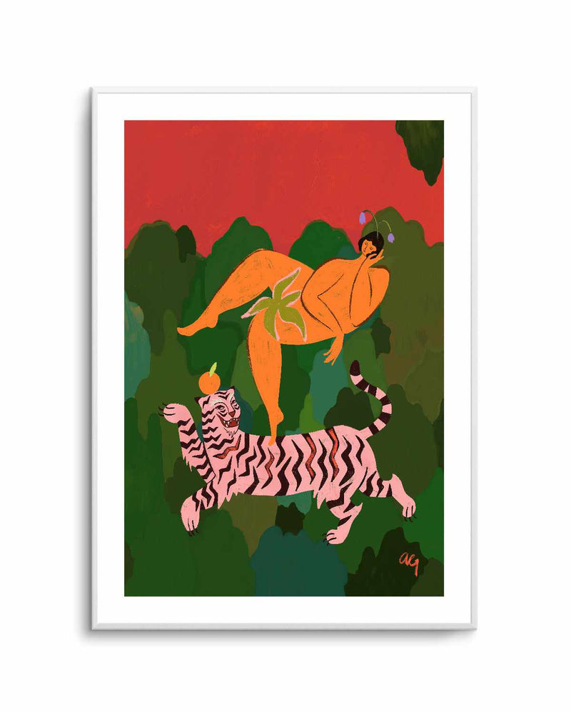 Fierce as a Tiger by Arty Guava | Art Print