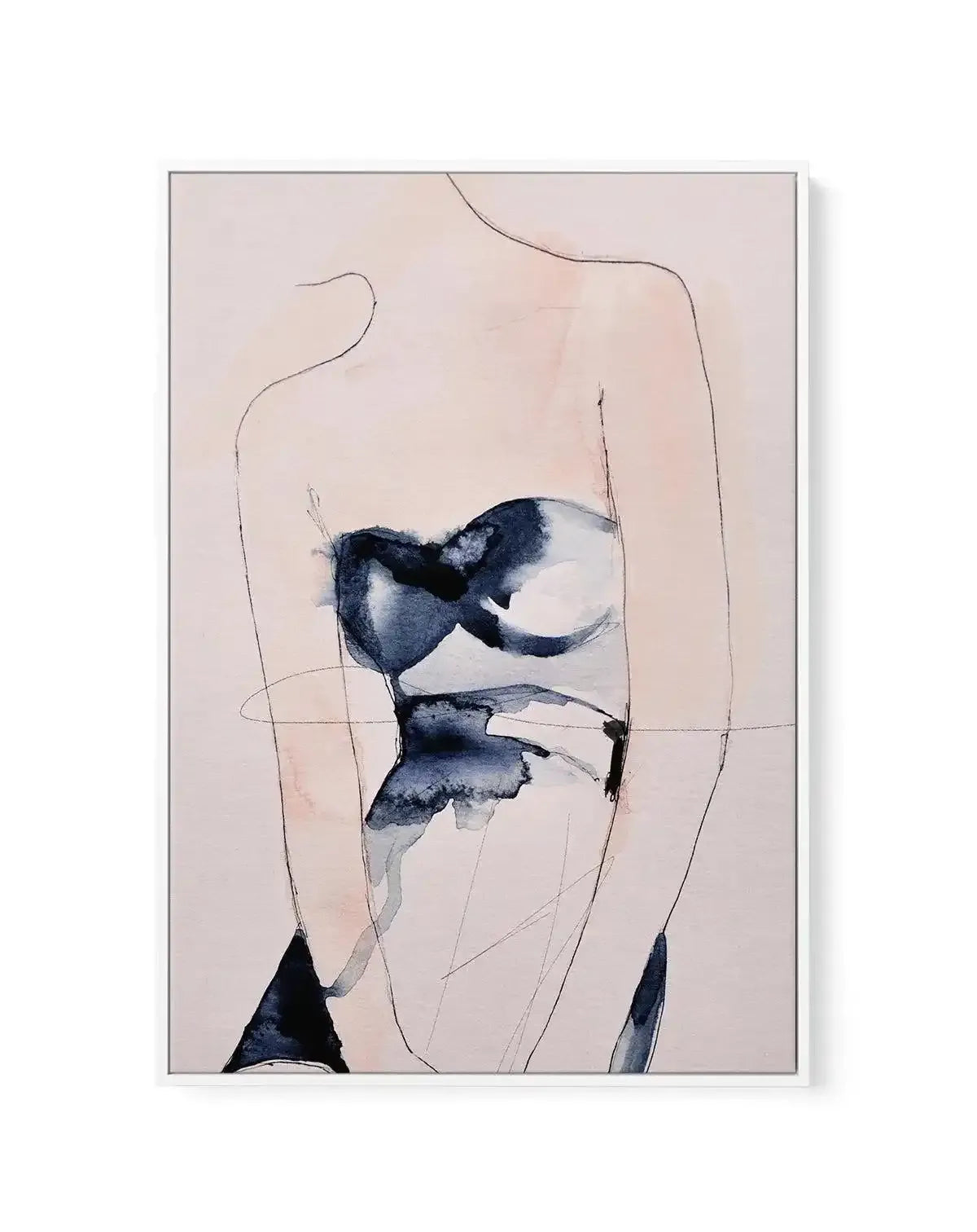 Figure II by Leigh Viner | Framed Canvas-CANVAS-You can shop wall art online with Olive et Oriel for everything from abstract art to fun kids wall art. Our beautiful modern art prints and canvas art are available from large canvas prints to wall art paintings and our proudly Australian artwork collection offers only the highest quality framed large wall art and canvas art Australia - You can buy fashion photography prints or Hampton print posters and paintings on canvas from Olive et Oriel and h