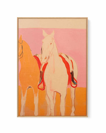 Final Rodeo I | Framed Canvas Art Print from Olive et Oriel where you can shop wallpaper and artworks online