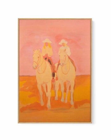 Final Rodeo II | Framed Canvas Art Print from Olive et Oriel where you can shop wallpaper and artworks online
