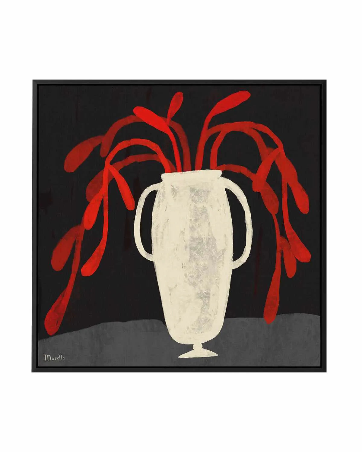 Fire Tree by Marco Marella | Framed Canvas Art Print from Olive et Oriel where you can shop wallpaper and artworks online