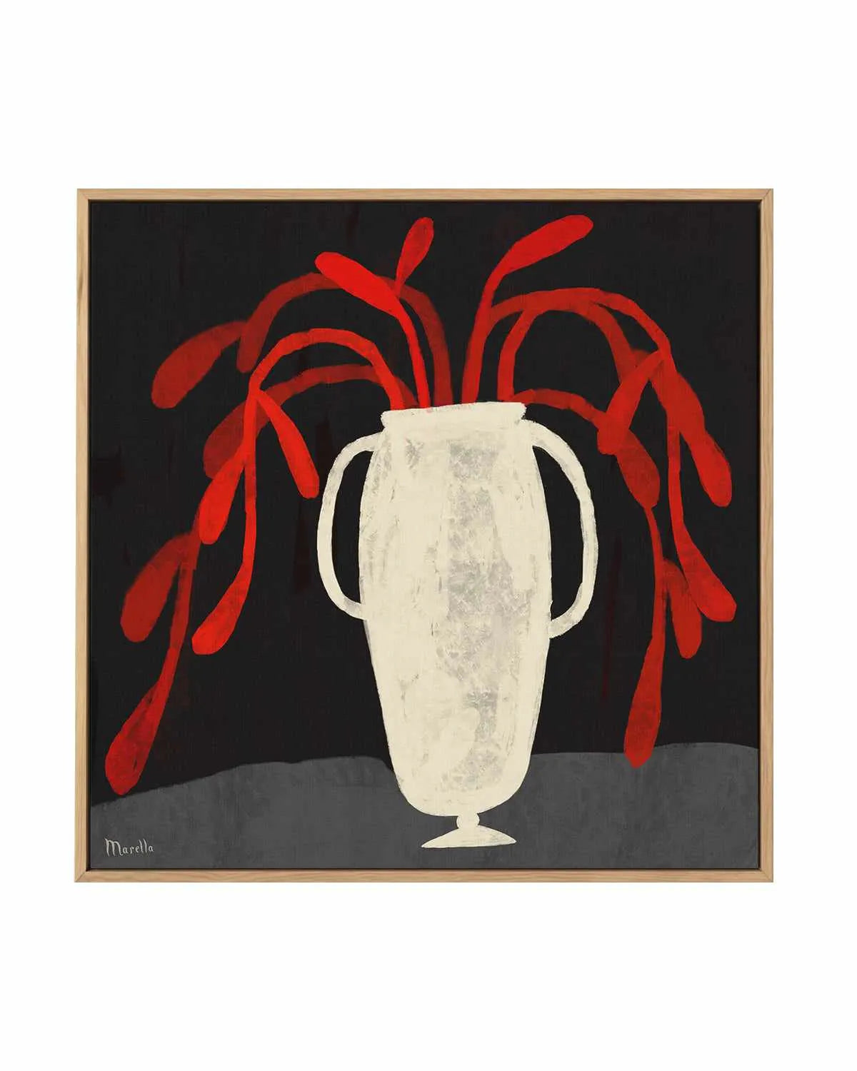 Fire Tree by Marco Marella | Framed Canvas Art Print from Olive et Oriel where you can shop wallpaper and artworks online