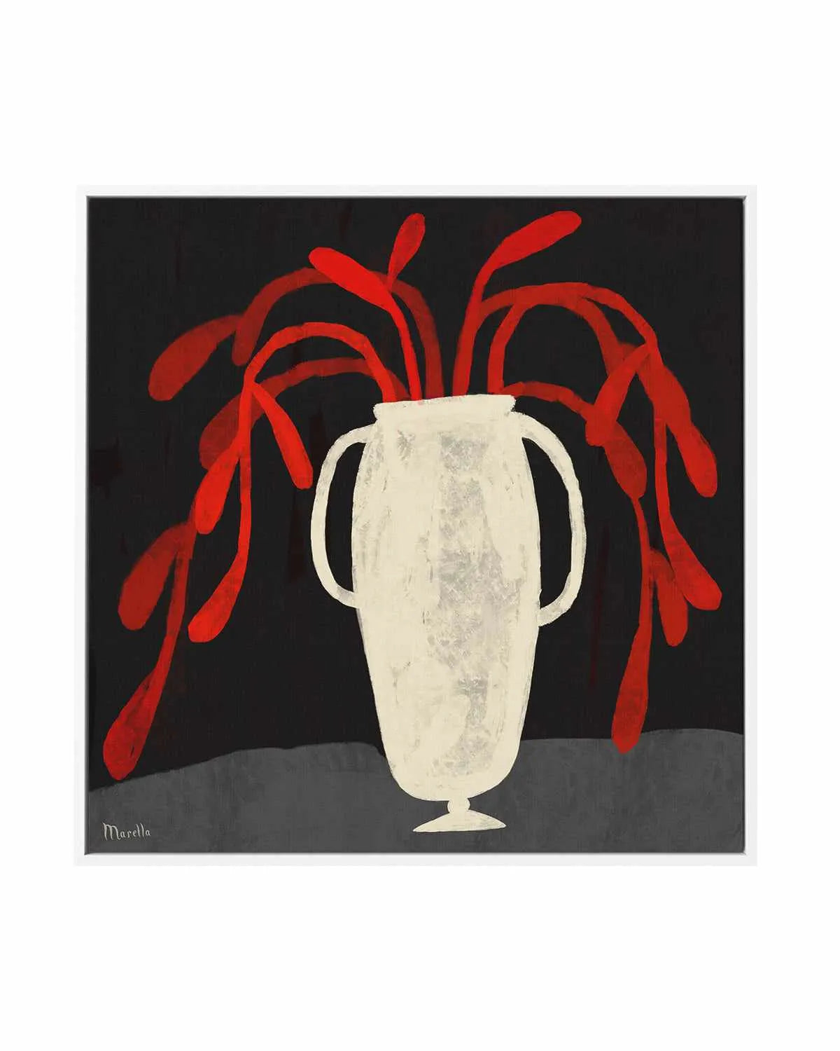 Fire Tree by Marco Marella | Framed Canvas Art Print from Olive et Oriel where you can shop wallpaper and artworks online