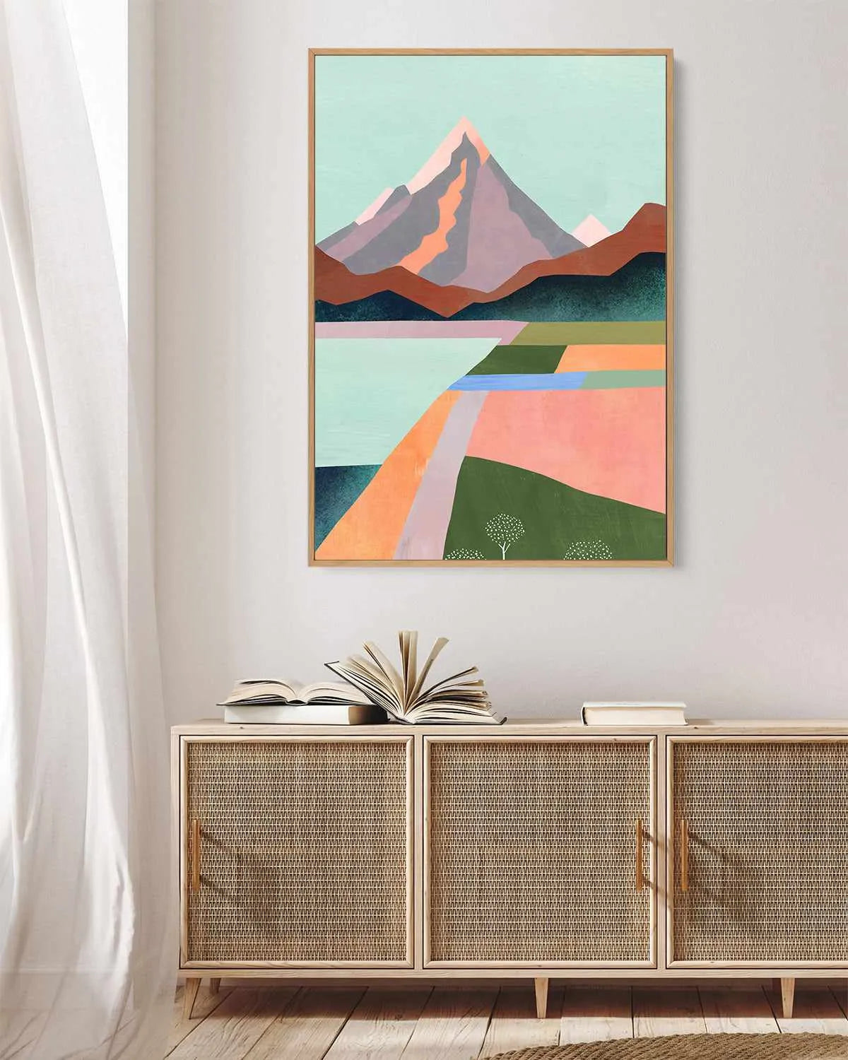 First Blossom by Henry Rivers | Framed Canvas Art Print from Olive et Oriel where you can shop wallpaper and artworks online