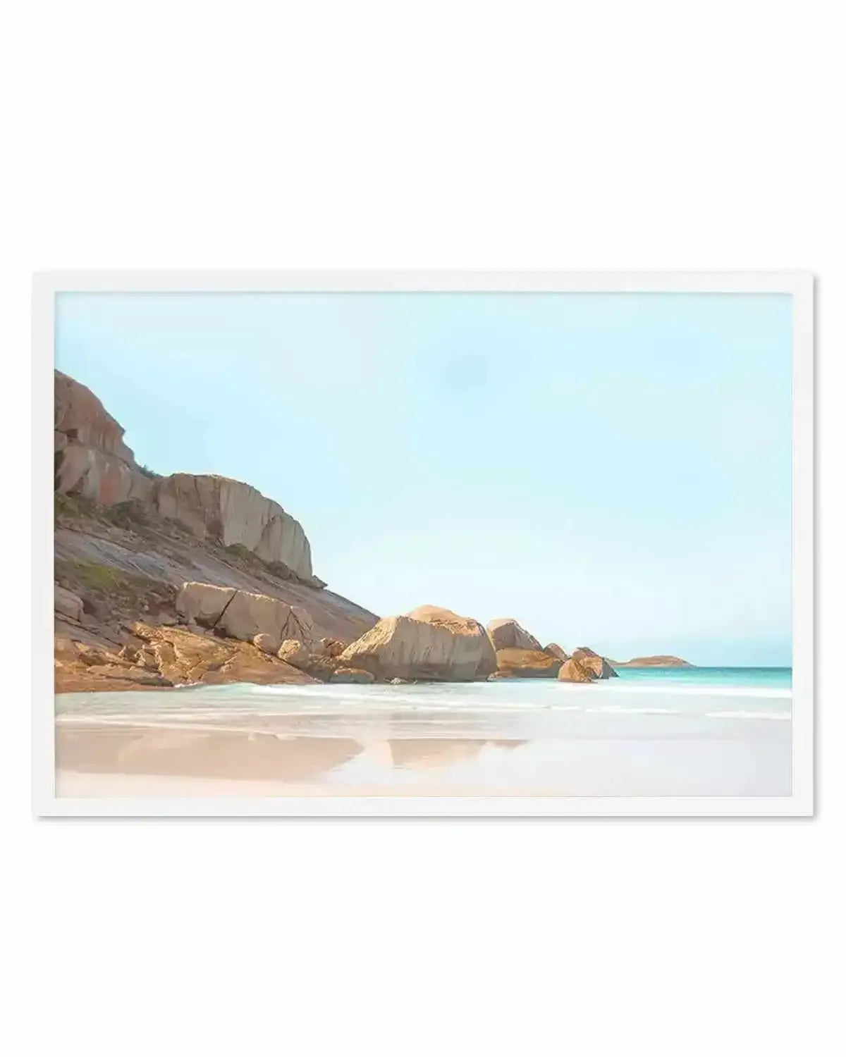 Firsties Beach, Esperance Art Print from Olive et Oriel where you can shop wallpaper and artworks online