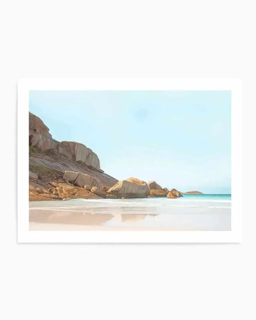 Firsties Beach, Esperance Art Print from Olive et Oriel where you can shop wallpaper and artworks online