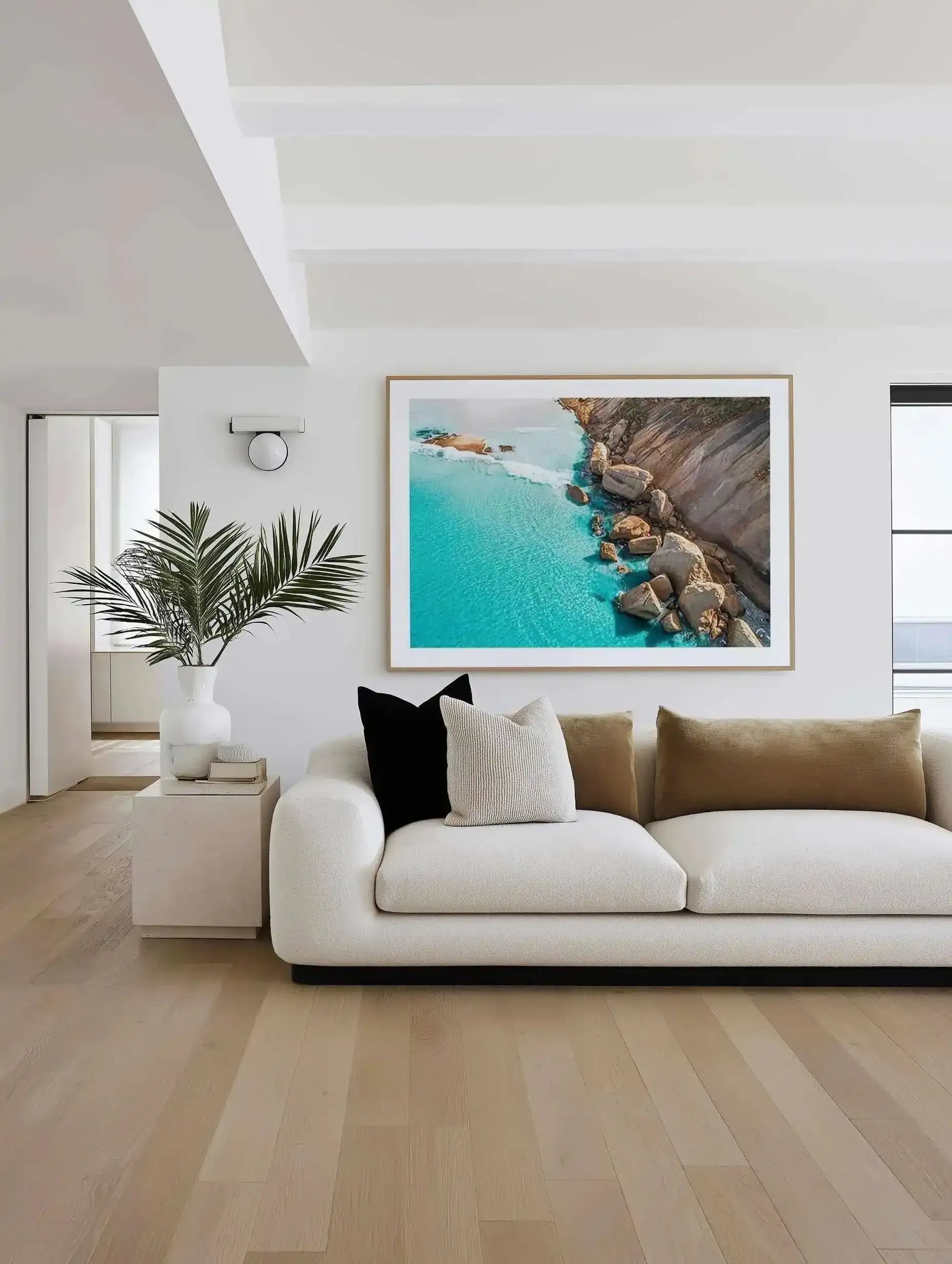 Firsties View Esperance | Aerial Photo Wall Art Print from Olive et Oriel where you can shop wallpaper and artworks online