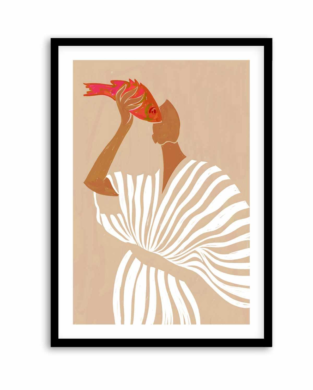 Fish Eye Paradox by Uma Gokhale | Art Print from Olive et Oriel where you can shop wallpaper and artworks online