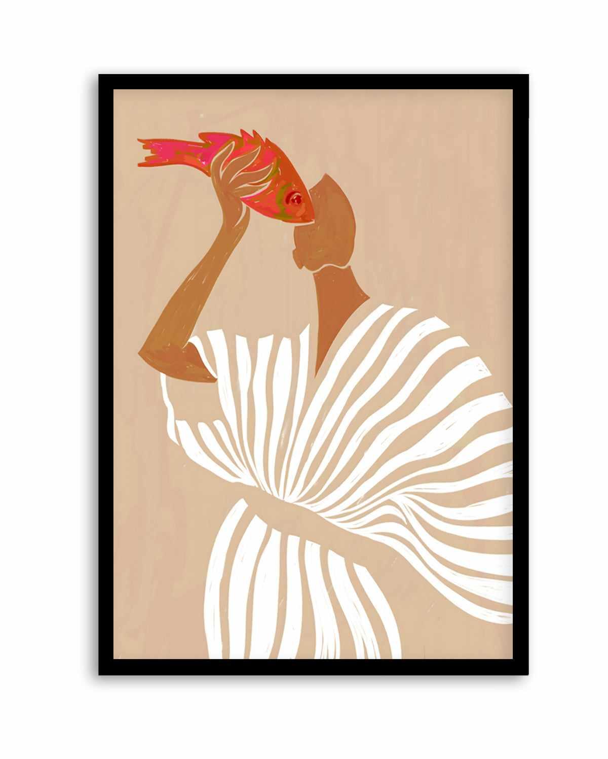 Fish Eye Paradox by Uma Gokhale | Art Print from Olive et Oriel where you can shop wallpaper and artworks online