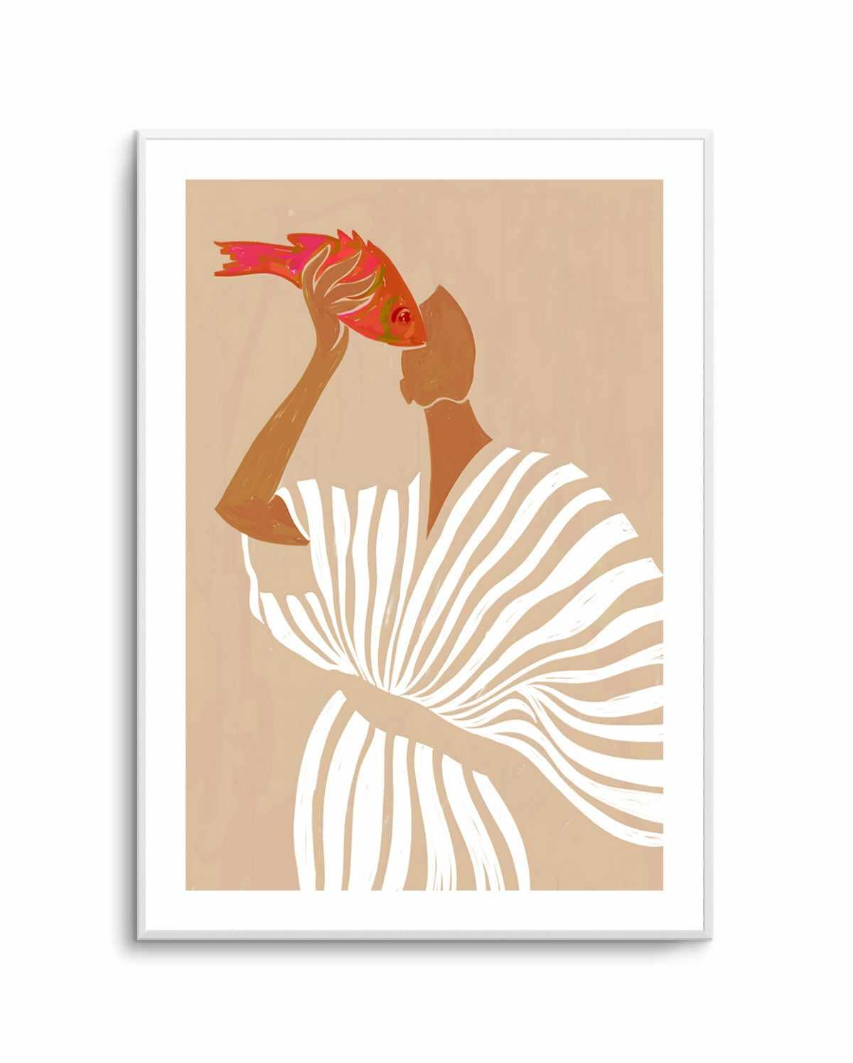 Fish Eye Paradox by Uma Gokhale | Art Print from Olive et Oriel where you can shop wallpaper and artworks online