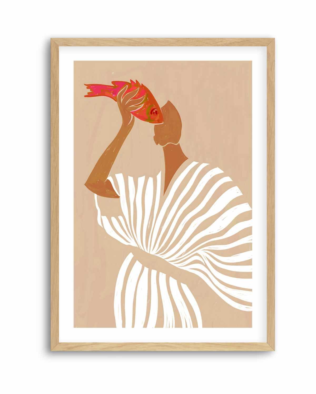 Fish Eye Paradox by Uma Gokhale | Art Print from Olive et Oriel where you can shop wallpaper and artworks online