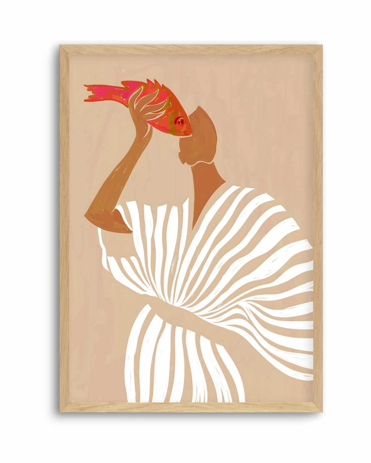 Fish Eye Paradox by Uma Gokhale | Art Print from Olive et Oriel where you can shop wallpaper and artworks online