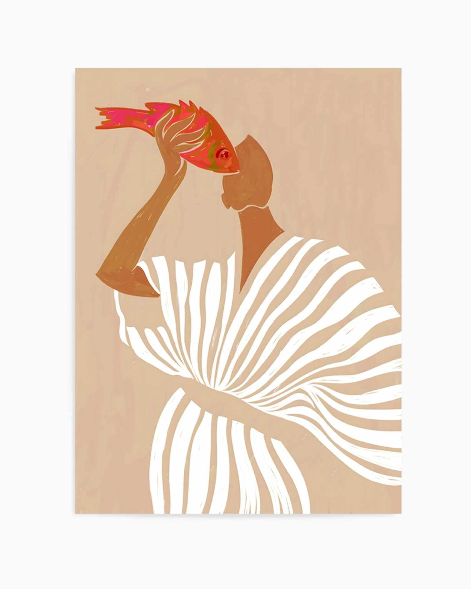 Fish Eye Paradox by Uma Gokhale | Art Print from Olive et Oriel where you can shop wallpaper and artworks online