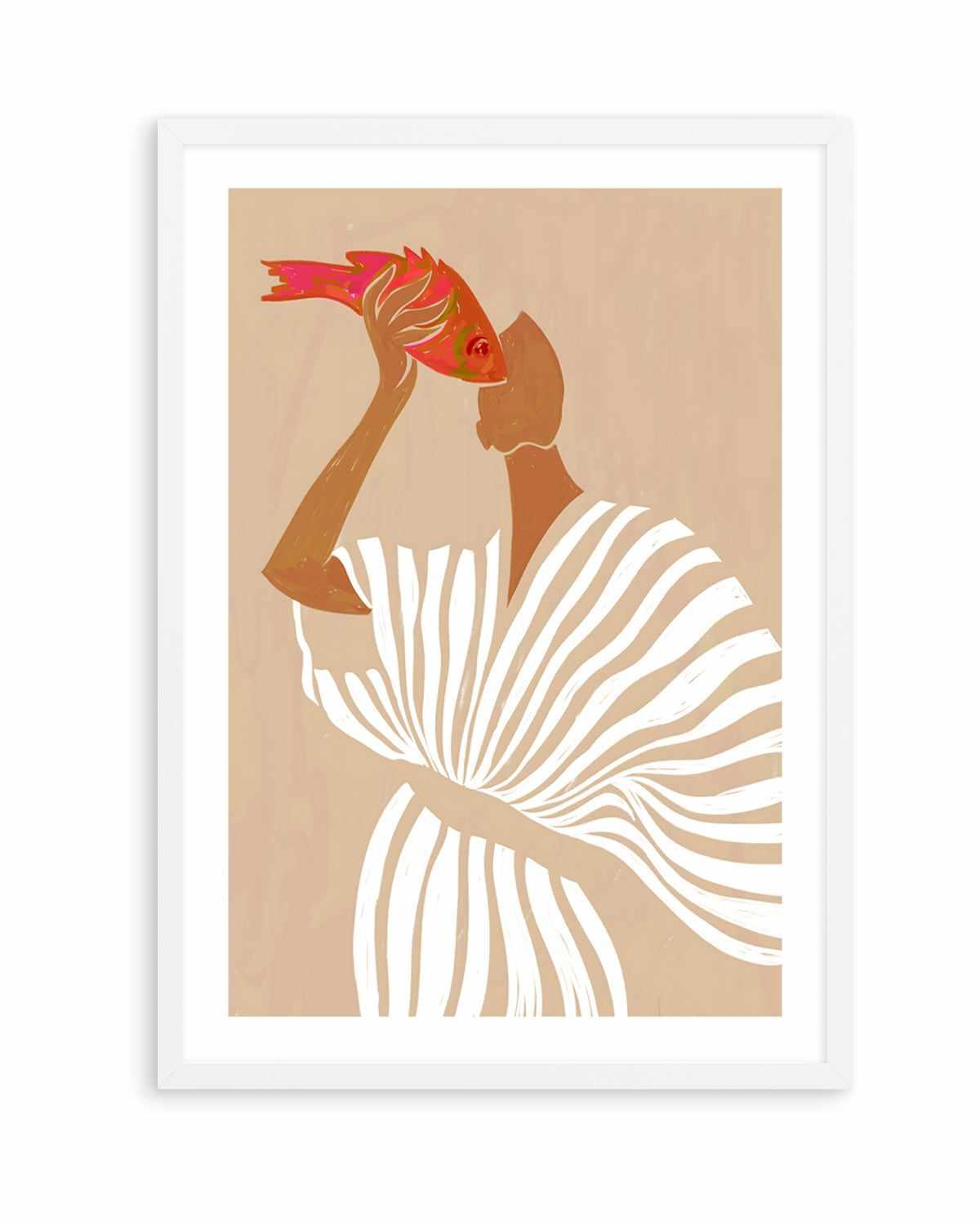 Fish Eye Paradox by Uma Gokhale | Art Print from Olive et Oriel where you can shop wallpaper and artworks online