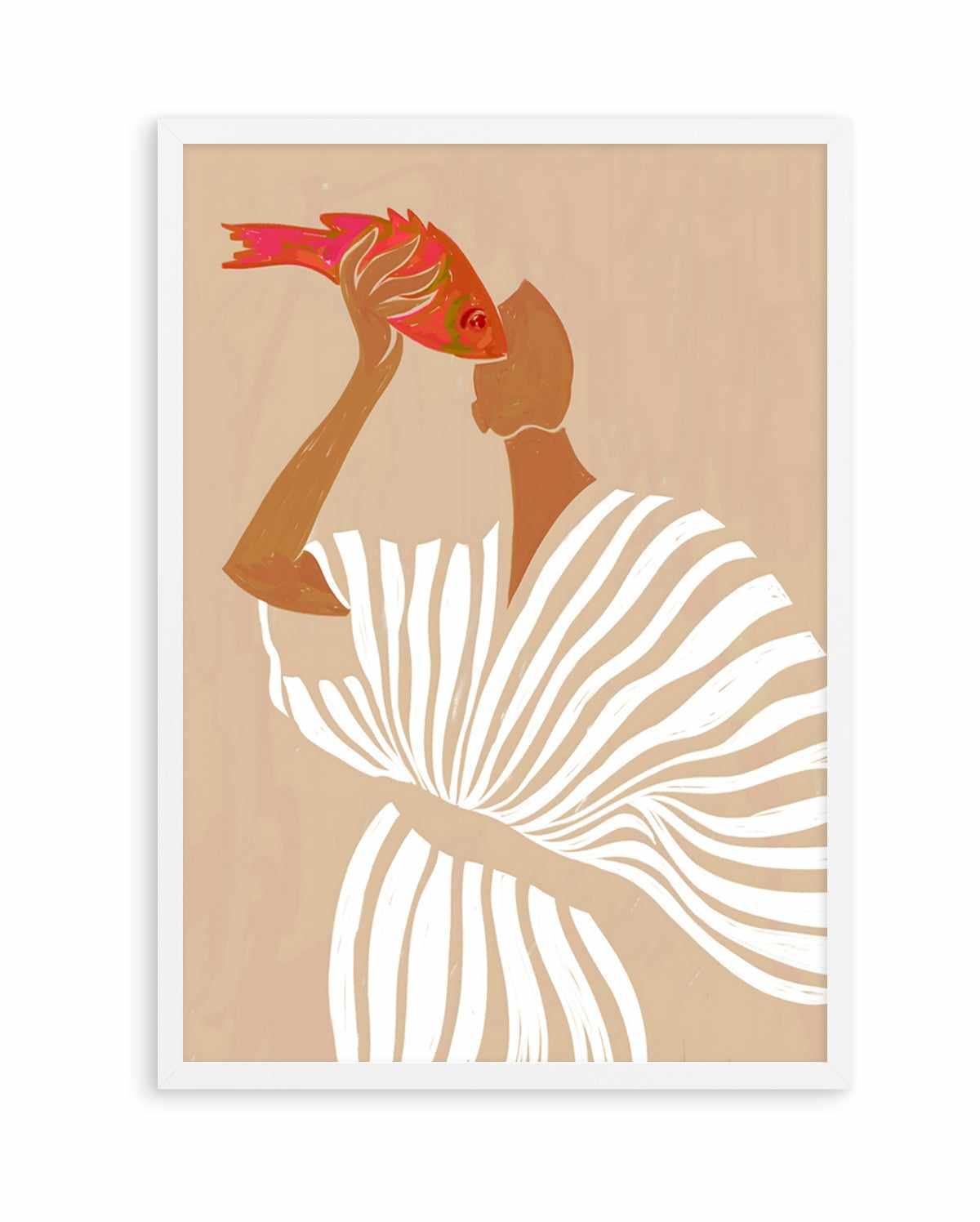 Fish Eye Paradox by Uma Gokhale | Art Print from Olive et Oriel where you can shop wallpaper and artworks online