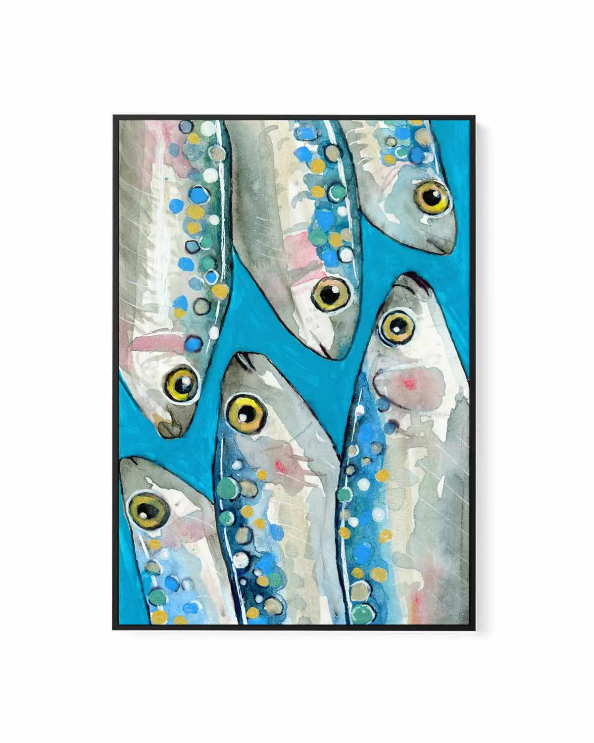 Fish by Petra Lizde | Framed Canvas Art Print from Olive et Oriel where you can shop wallpaper and artworks online