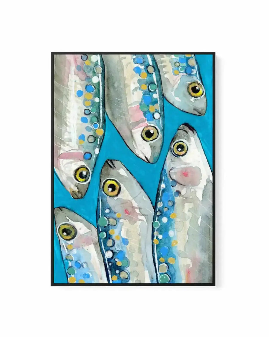 Fish by Petra Lizde | Framed Canvas Art Print from Olive et Oriel where you can shop wallpaper and artworks online