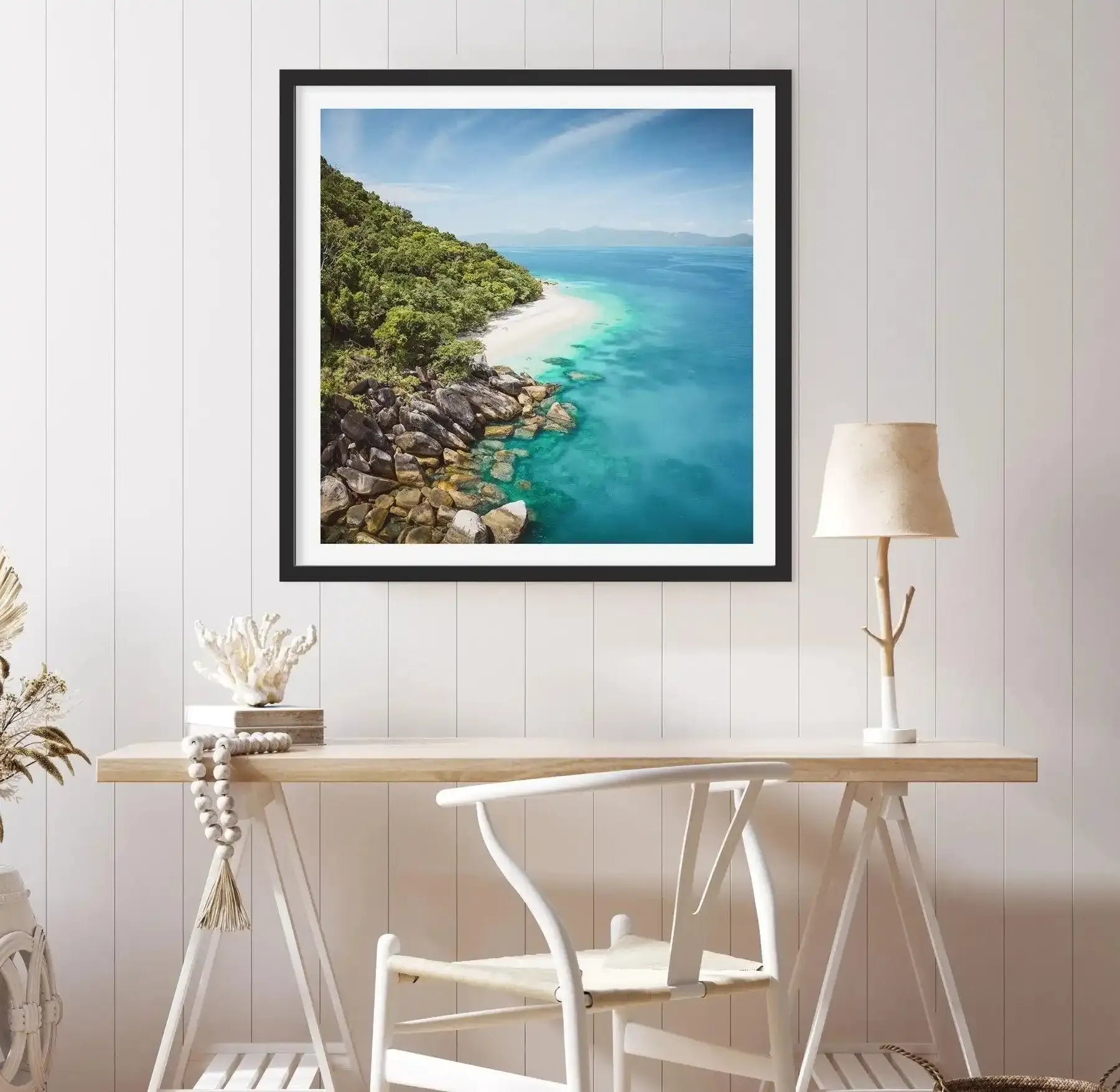 Fitzroy Island, QLD | SQ Art Print-PRINT-Olive et Oriel-Olive et Oriel-Buy-Australian-Art-Prints-Online-with-Olive-et-Oriel-Your-Artwork-Specialists-Austrailia-Decorate-With-Coastal-Photo-Wall-Art-Prints-From-Our-Beach-House-Artwork-Collection-Fine-Poster-and-Framed-Artwork
