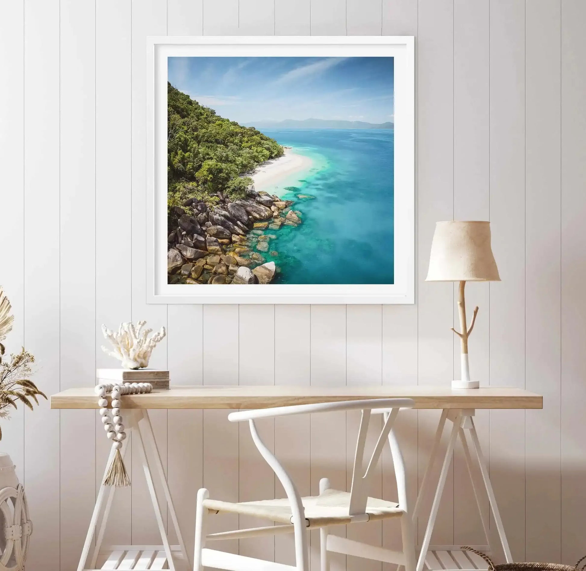 Fitzroy Island, QLD | SQ Art Print-PRINT-Olive et Oriel-Olive et Oriel-Buy-Australian-Art-Prints-Online-with-Olive-et-Oriel-Your-Artwork-Specialists-Austrailia-Decorate-With-Coastal-Photo-Wall-Art-Prints-From-Our-Beach-House-Artwork-Collection-Fine-Poster-and-Framed-Artwork