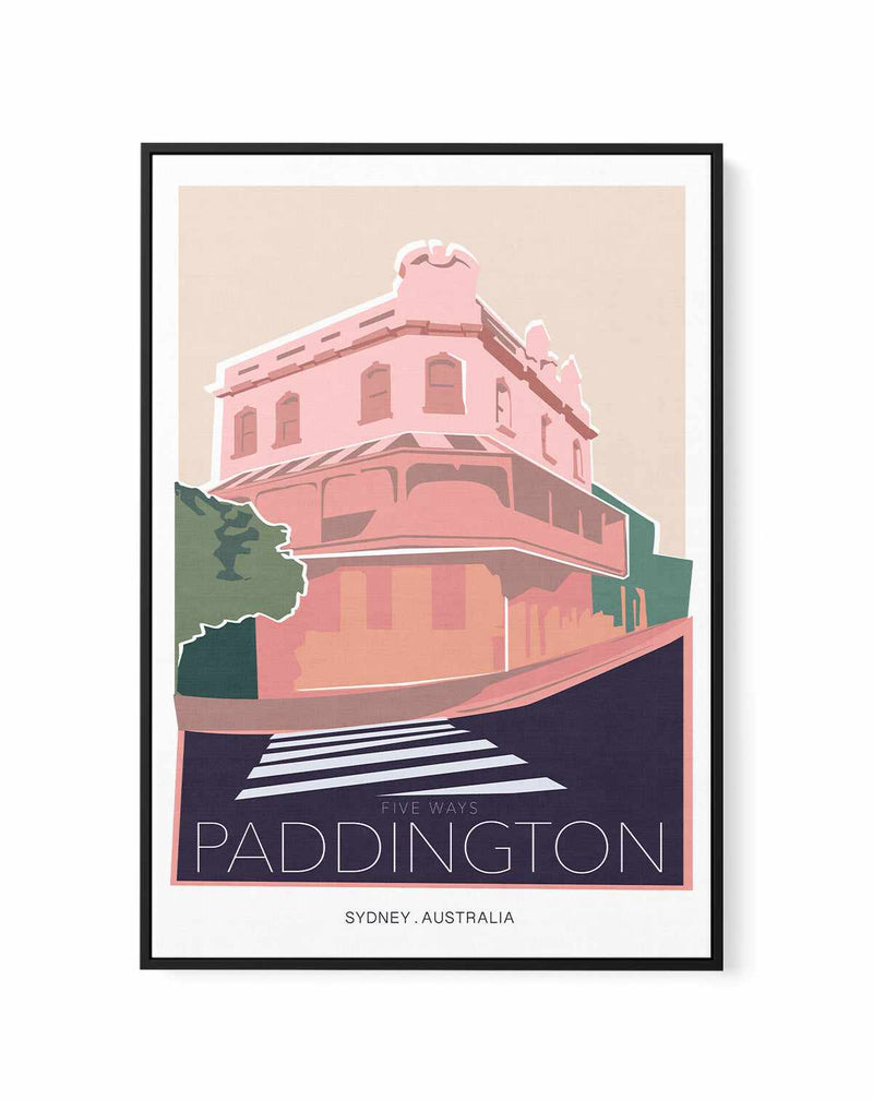 Five Ways Paddington | Framed Canvas Art Print