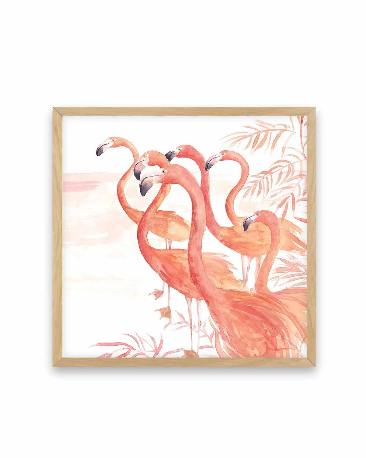 Flamingo Group I Art Print from Olive et Oriel where you can shop wallpaper and artworks online
