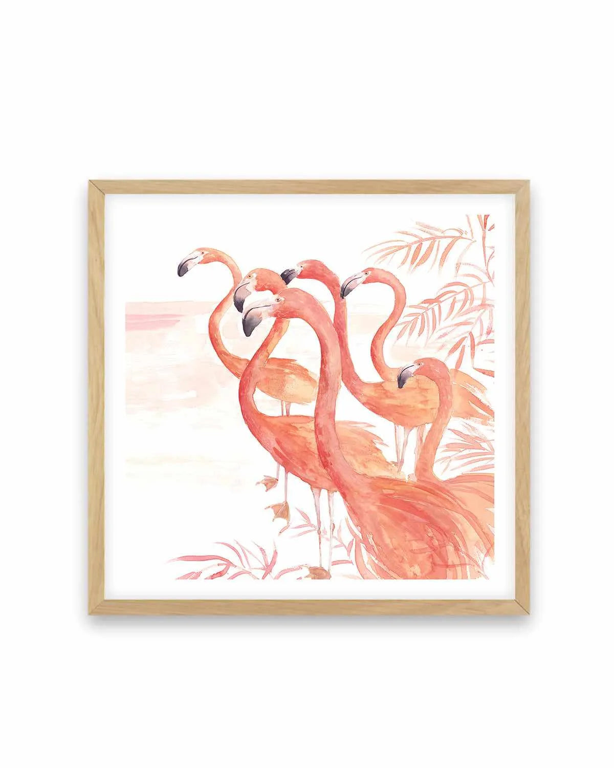 Flamingo Group I Art Print from Olive et Oriel where you can shop wallpaper and artworks online