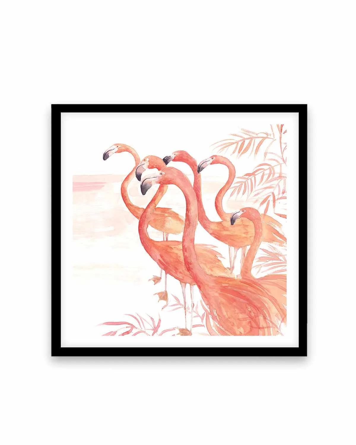 Flamingo Group I Art Print from Olive et Oriel where you can shop wallpaper and artworks online